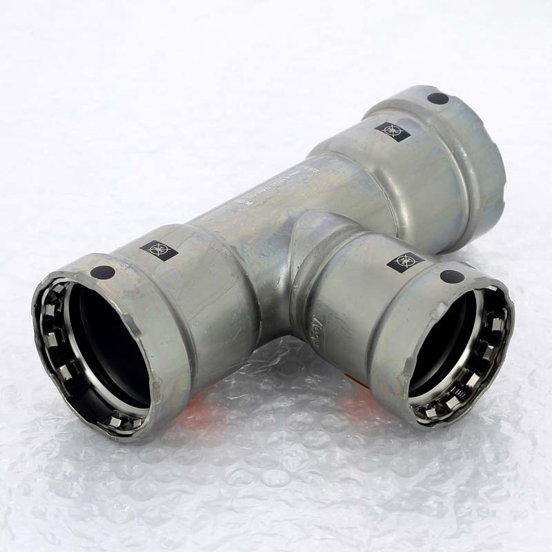 Тройник пресс Megapress Viega 1 1/2x1 1/4x1 1/2 695088