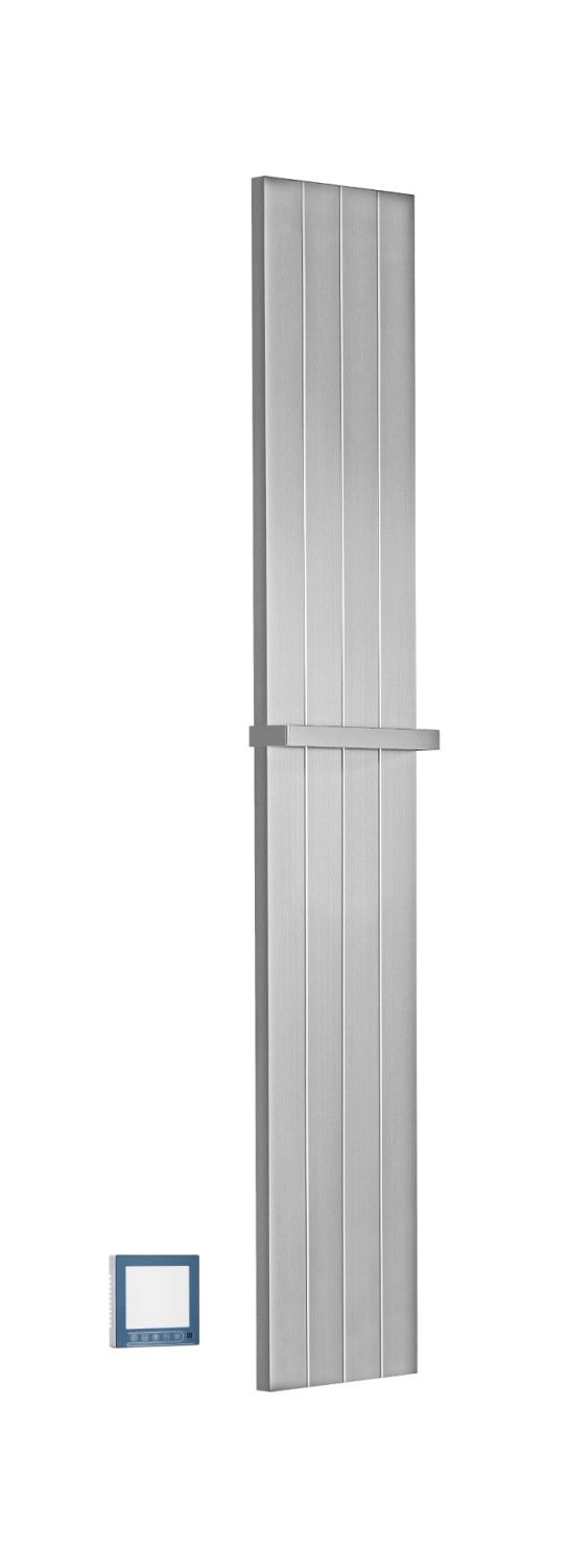 Полотенцесушитель электрический Boheme Flat 25x150 см скрытое подключение никель матовый 725-NB