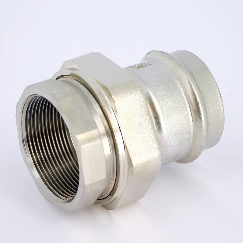 Муфта разъемная Viega Sanpress Inox 54х2 пресс-В с плоским уплотнением 437565