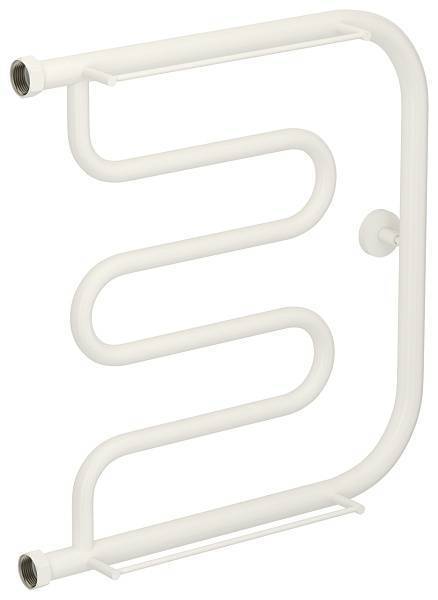 Полотенцесушитель водяной Сунержа Лира 500x500 мм матовый белый 30-4012-5050