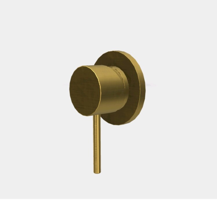 Смеситель для душа встраиваемый Fima Carlo Frattini Spillo Up на 1 потребитель золото брашированное F3033N1OS