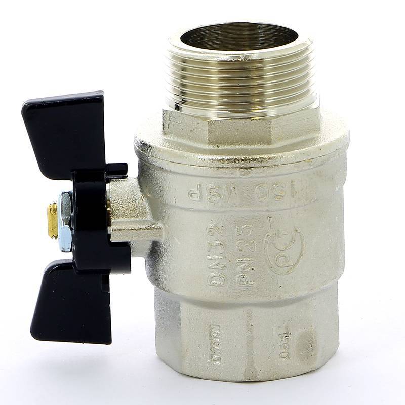 Кран шаровой Bugatti OREGON НВ бабочка 1 1/4 3070075