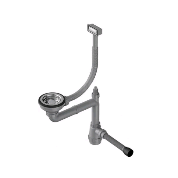 Слив-перелив для моек OMOIKIRI WK-1 античное серебро 4956873