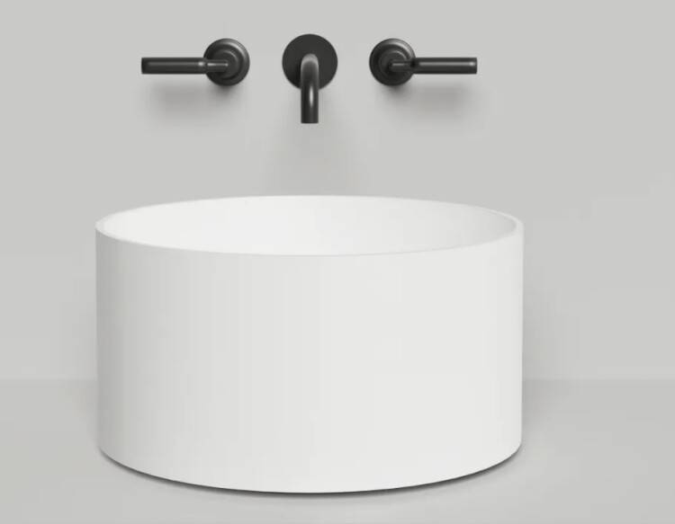 Раковина Salini Armonia Round 02 450x450x250 мм белая матовая 130422M