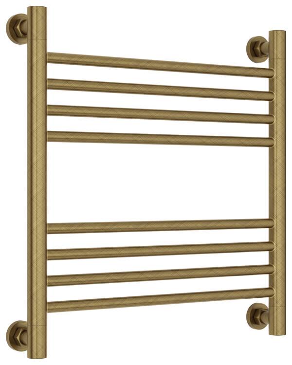 Полотенцесушитель водяной Сунержа Богема + прямая 500x500 мм состаренная бронза 0502205050