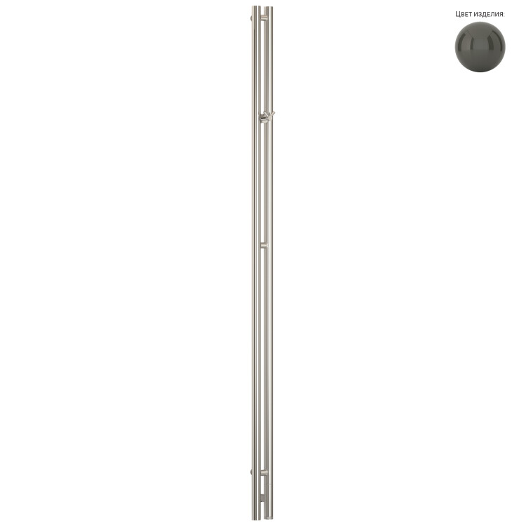 Полотенцесушитель электрический Сунержа Нюанс 3.0 1800x85 мм нижнее справа RAL 7022 7022-5843-1853