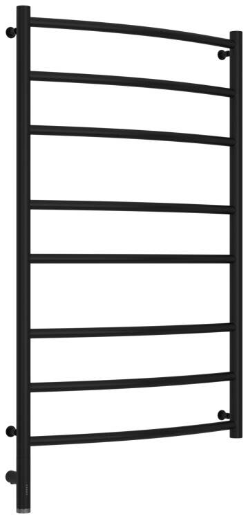 Полотенцесушитель электрический Сунержа Галант 3.0 1000x600 мм подключение слева чёрный матовый 3158001060