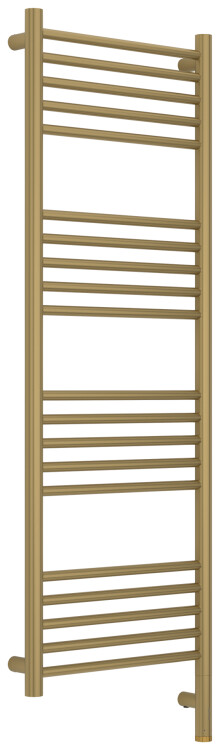 Полотенцесушитель электрический Сунержа Богема 3.1 1200x400 мм МЭМ нижнее справа золотой шёлк 3260051240