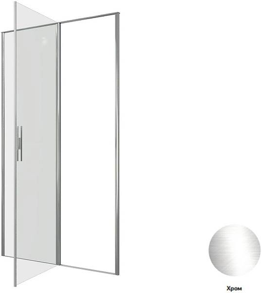 Душевая дверь Allen Brau Priority 120x200 см прозрачное стекло 8 мм хром 3.31031.00