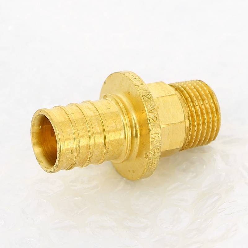 Муфта надвижная REHAU Rautitan RX+ 25х1/2 с наружной резьбой бронза 14563171001