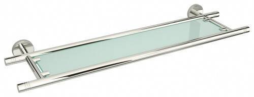 Полка стеклянная Сунержа Каньон черный хром 01-3003-0600