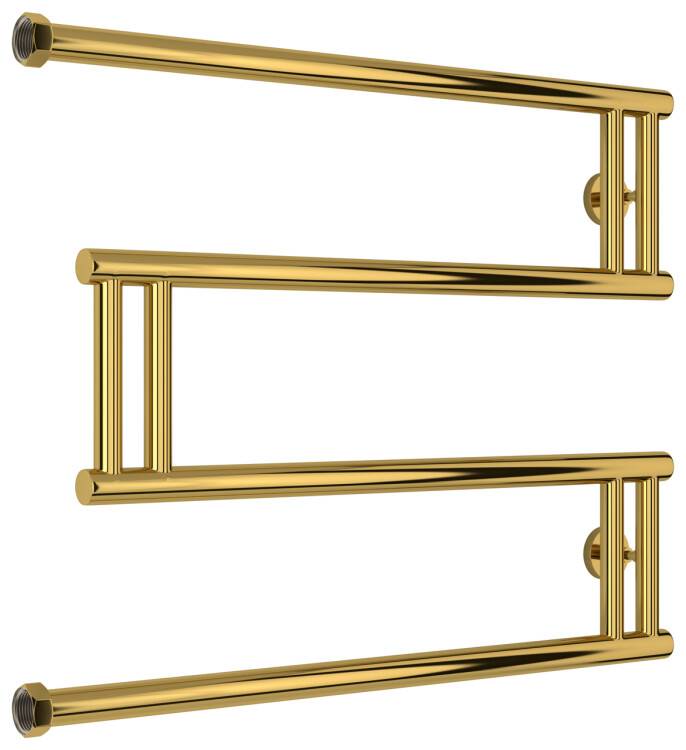 Полотенцесушитель водяной Сунержа High-Tech model M 660x528 мм золото 03-4050-5065