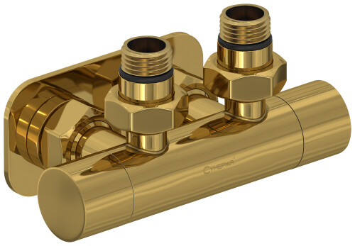 Вентиль для полотенцесушителя Сунержа EU50 угловой скрытый 1/2 x 3/4 золото 0314161234