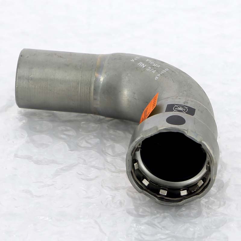 Угол-вставка 90° пресс Viega Megapress оцинкованная сталь 3/4 694647