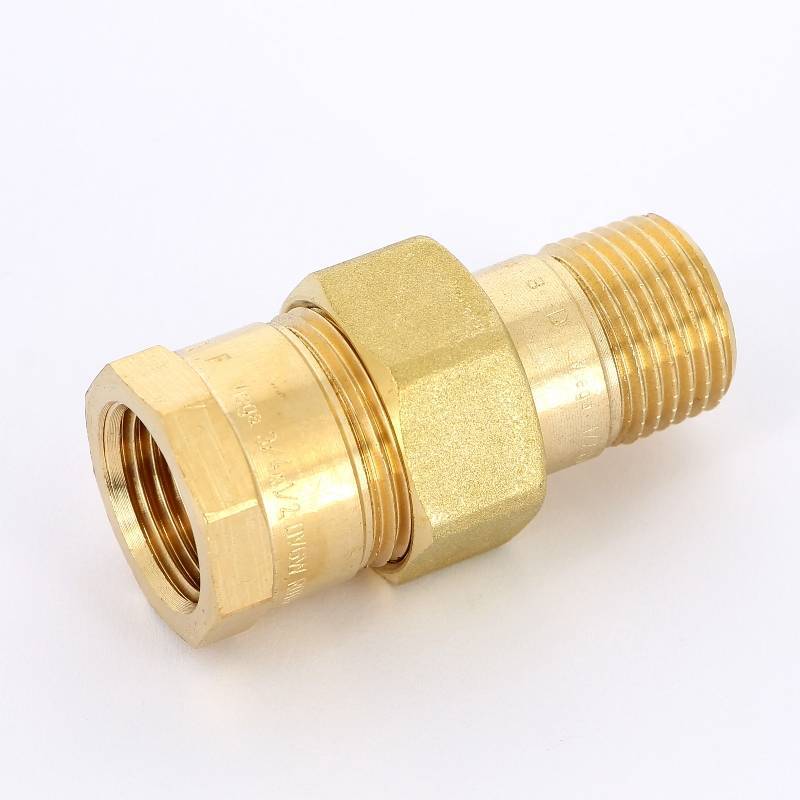 Разъемное соединение Viega модель 3331 бронза ВР/НР 1/2 плоское уплотнение 271374