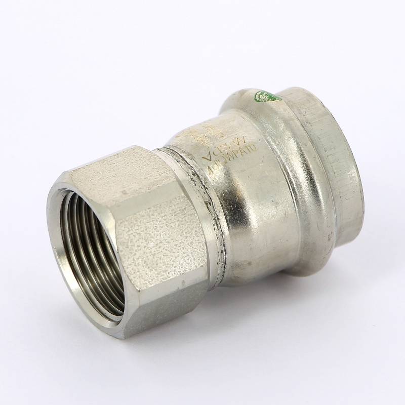 Муфта переходная пресс-В Viega Sanpress Inox нержавеющая сталь 28x3/4 436643