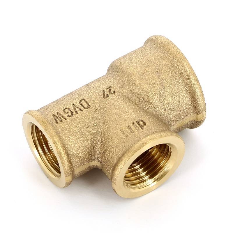 Тройник бронзовый Viega 3/4x1/2x1/2 ВР-ВР-ВР 362492