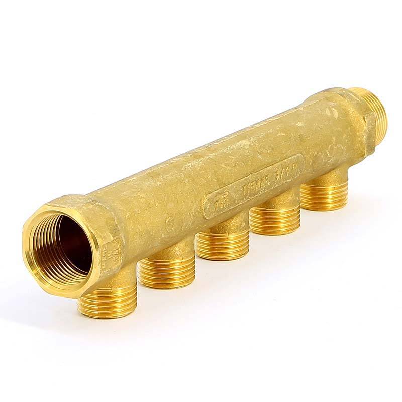 Коллектор TIEMME 3/4 НВ 5 выходов 1/2 Н 36 мм 1910003