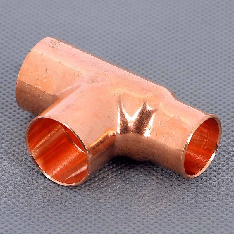 Тройник медный под пайку Viega 22х22х18 мм 104702