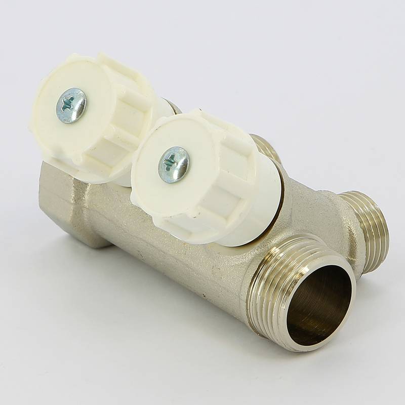 Коллектор с вентилями Itap 3/4 2 выхода 1/2 38 мм 465 3/4-2