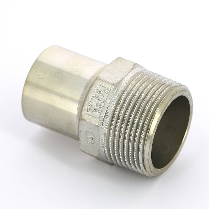 Переходник пресс Viega Sanpress Inox 35 мм x 1 1/4 НР нержавеющая сталь 436766