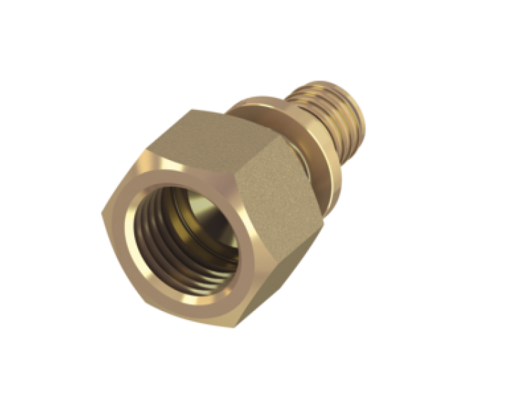Муфта TECEflex с внутренней резьбой 20 x Rp 3/4 латунь 765004