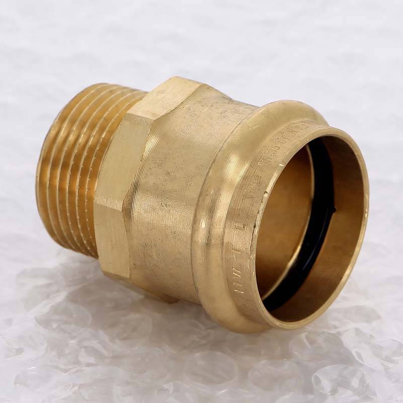 Муфта переходная пресс-Н Viega Sanpress бронза 35x1 1/2 314651