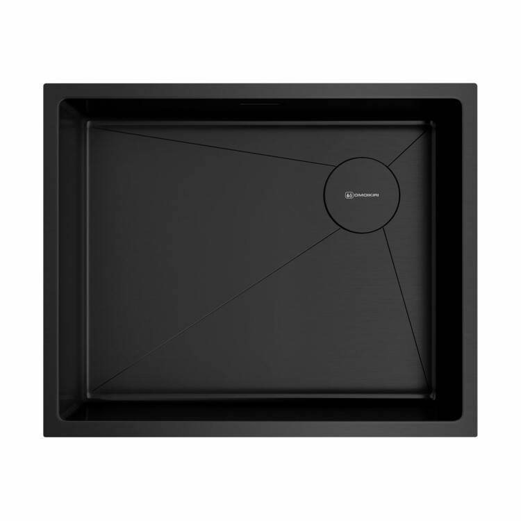 Кухонная мойка OMOIKIRI TAKI 54-U/IF 540x440 мм графит 4997036