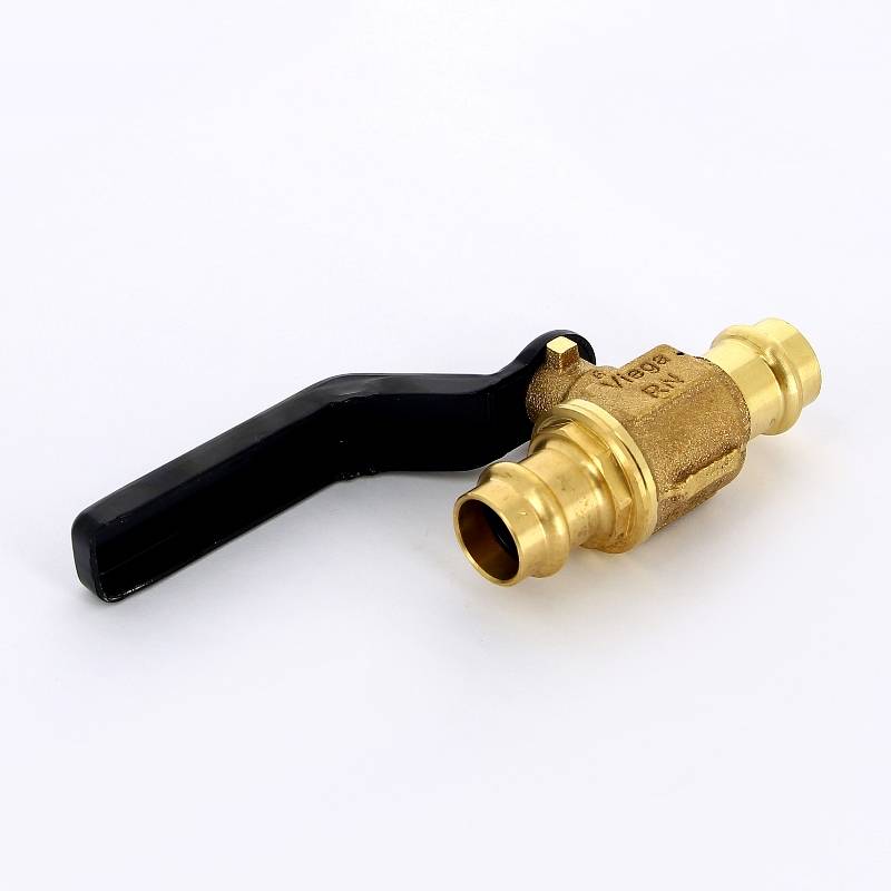 Кран шаровой Viega Easytop 18 пресс бронза SC-Contur 590444