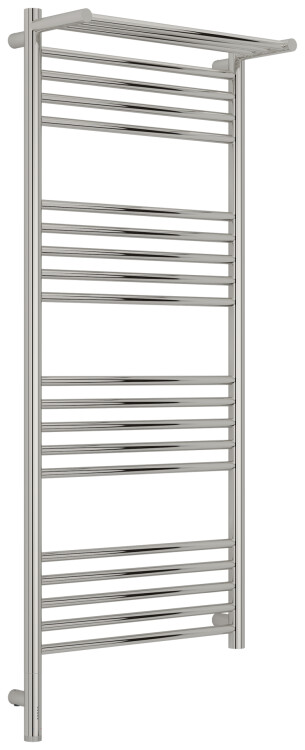 Полотенцесушитель электрический Сунержа Богема 3.1 с полкой 1200x500 мм МЭМ нижнее слева сталь 00-6006-1250