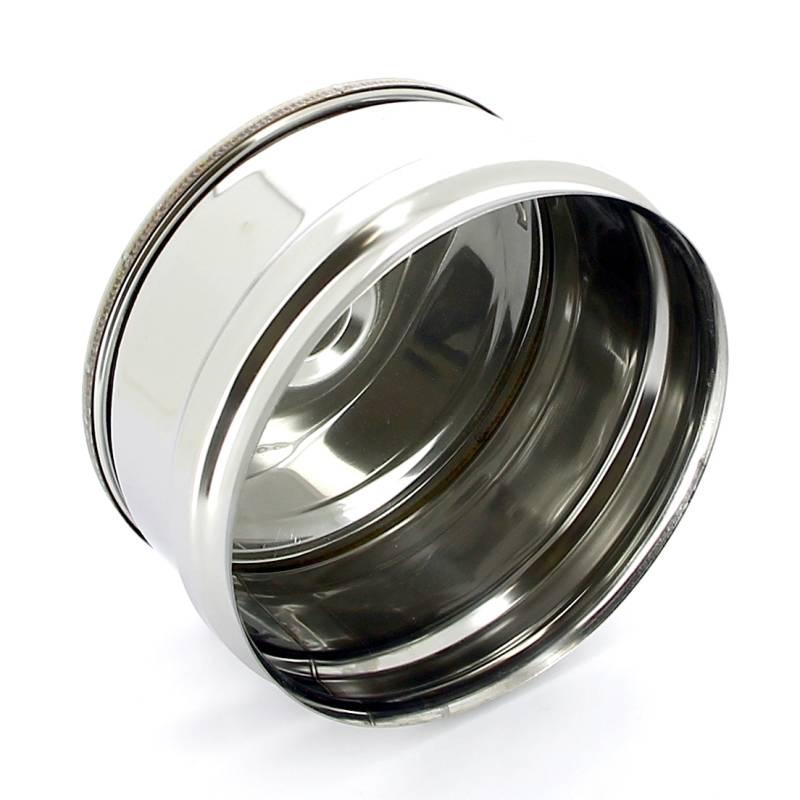 Заглушка дымохода Ferrum нижняя внешняя 130 мм сталь AISI 430 0.5 мм fm20.130.1.F