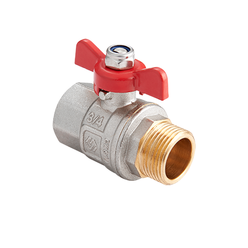 Кран шаровой Högert Technik Premium 3/4 НВ PN 40 бабочка BV51405