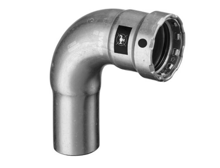 Отвод 90° Viega Megapress с SC-Contur DN15 694630