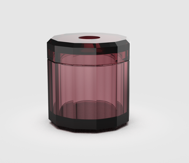 Салфетница Decor Walther Kristall KR KB 150х150х150 мм Rich Burgundy 0931597