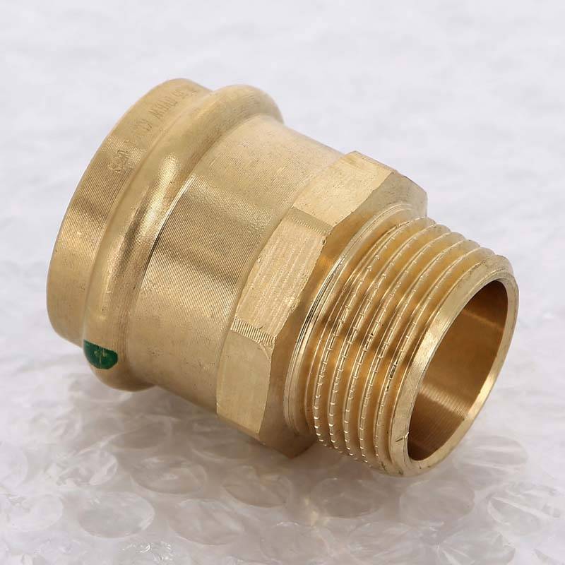 Муфта переходная пресс-Н Viega Sanpress бронза 35x1 1/2 314651