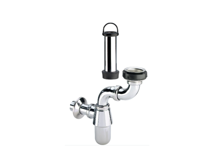 Сифон для раковины Viega бутылочный 1 1/2 x 40 мм хром 132675
