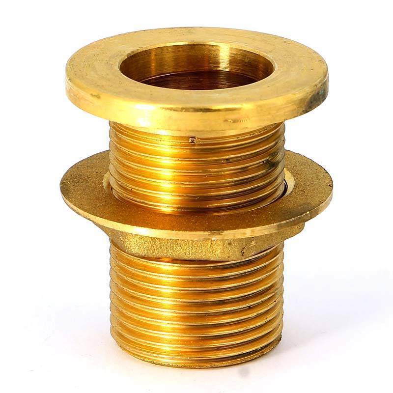 Выпуск резервуарный Tiemme 1 НР с фланцем и контргайкой без заглушки 1500176