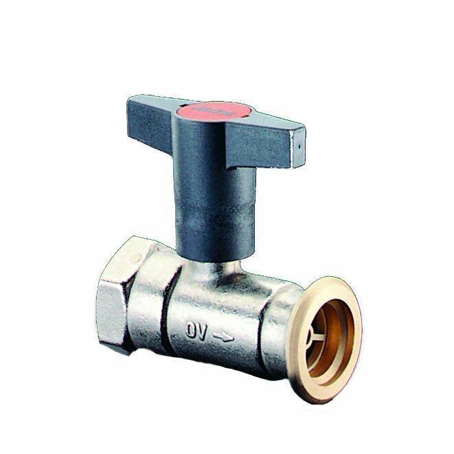 Кран шаровой Oventrop Optibal P для обвязки насоса DN 32 1 1/4 x 1 1/2 без обратного клапана 1078373