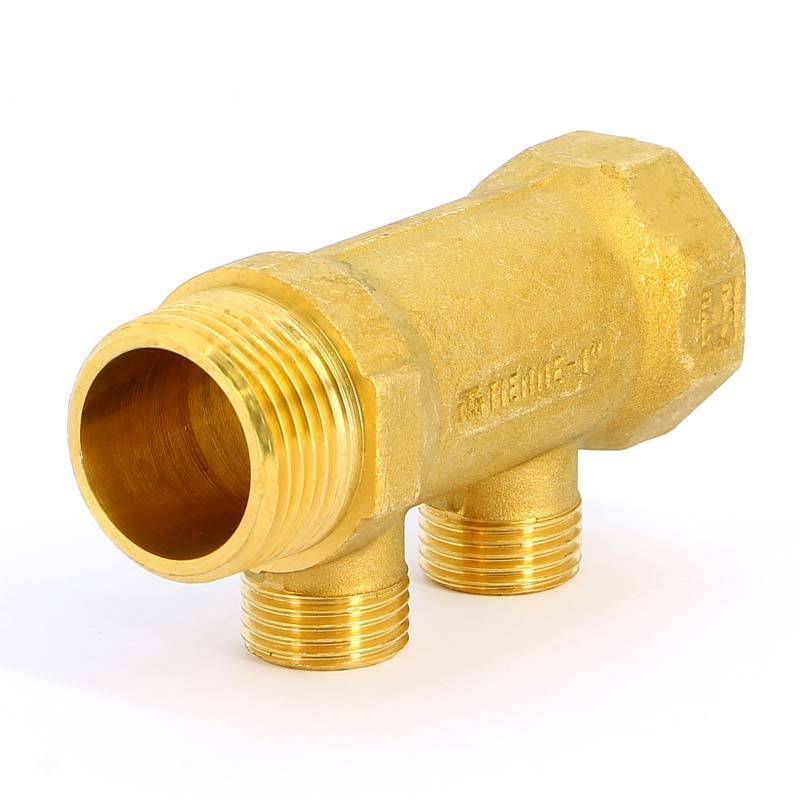 Коллектор проходной Tiemme 2 выхода 1 x 1/2 HP-HP 36 мм 1910020