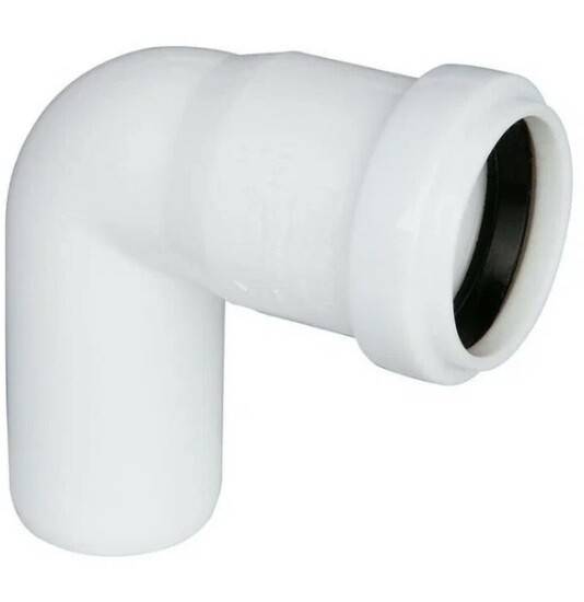Отвод канализационный Ostendorf HT HTBw 87° 40 мм белый 559390