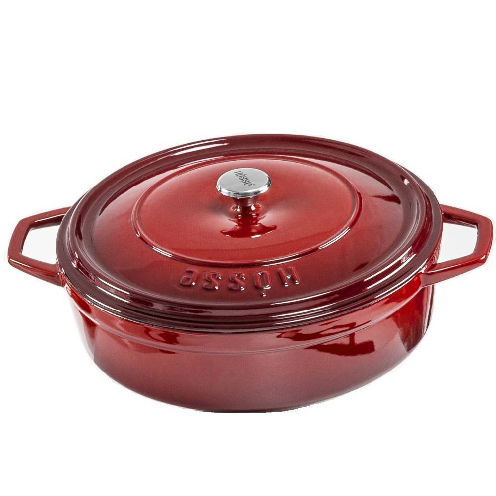 Кастрюля низкая Hascevher Esila 28 см Red A895528