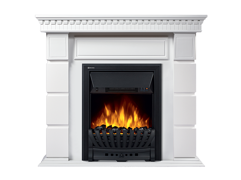 Портал для электрокамина Firelight Elegante Classic белый 1233287