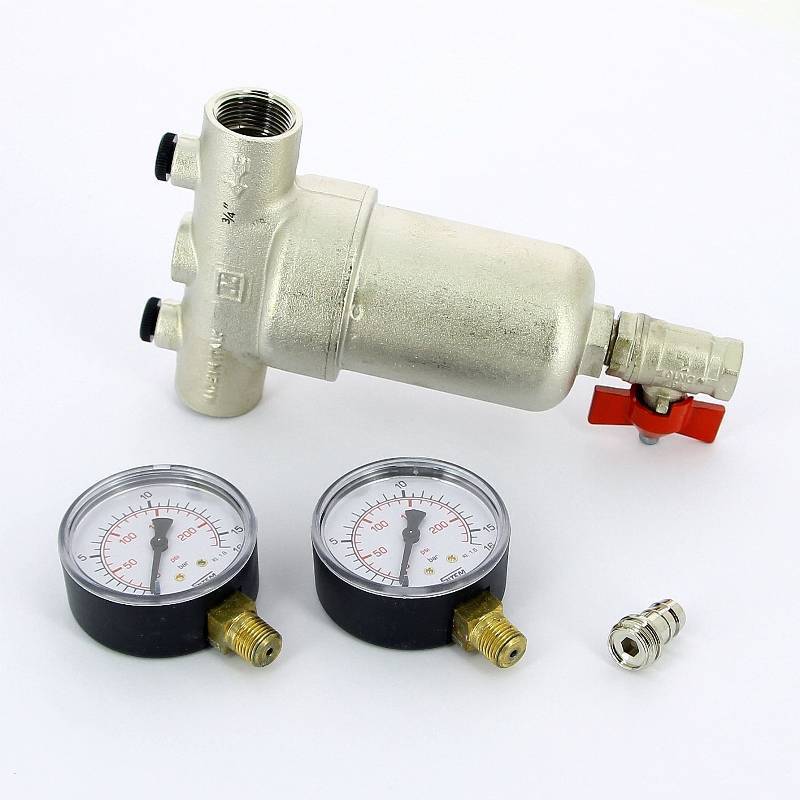 Фильтр промывной Itap 189 с двумя манометрами 3/4 189 3/4