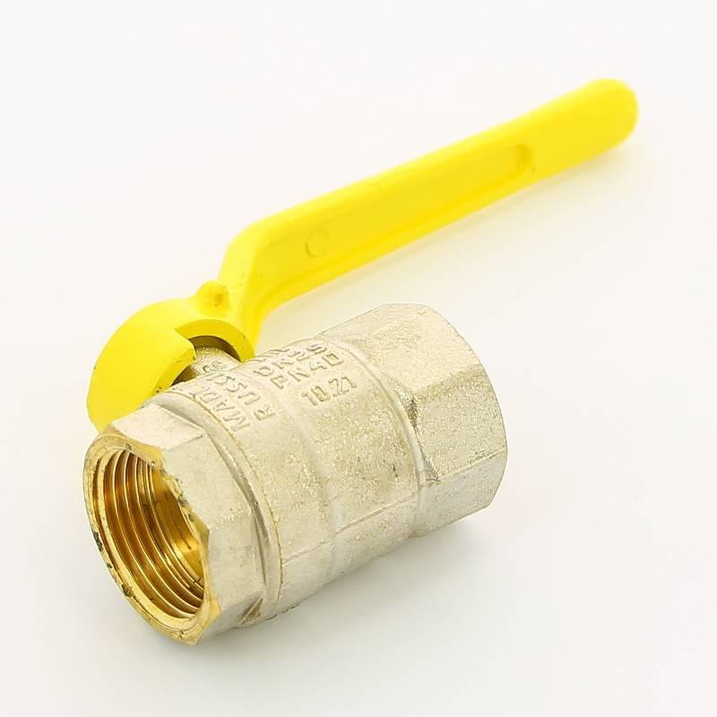 Кран шаровой для газа LD Pride 1 ВВ полнопроходной рычаг 47.351.25