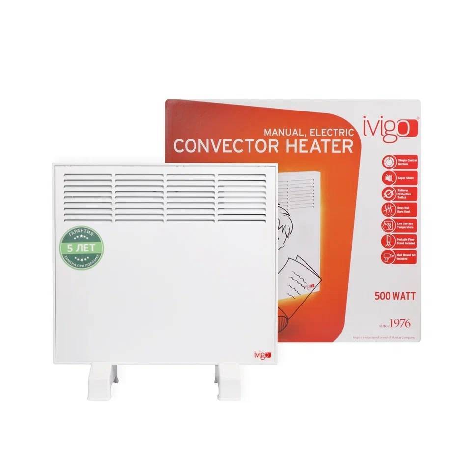 Конвектор электрический iVigo EPK M 750 Вт механический термостат EPKM07