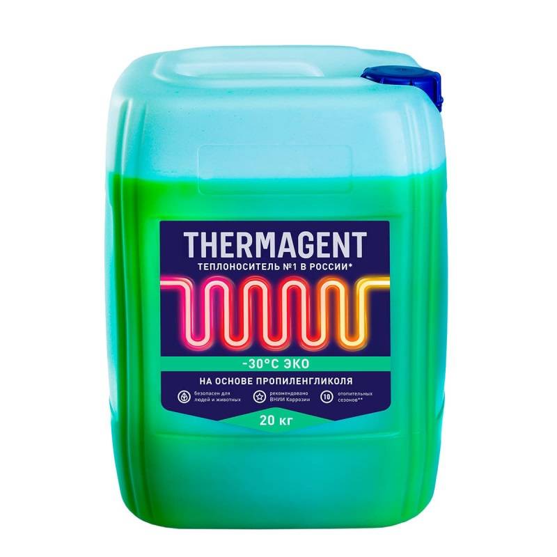 Теплоноситель THERMAGENT ЭКО -30 на основе пропиленгликоля 10 кг 602270