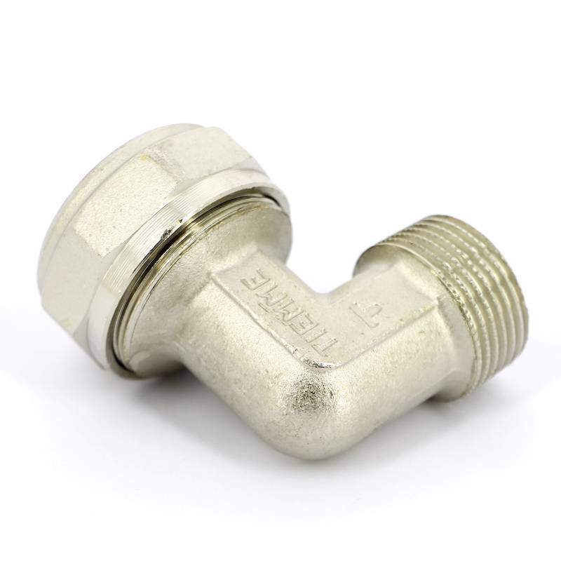 Угол обжимной никелированный Tiemme 32х1 наружная резьба 1600067