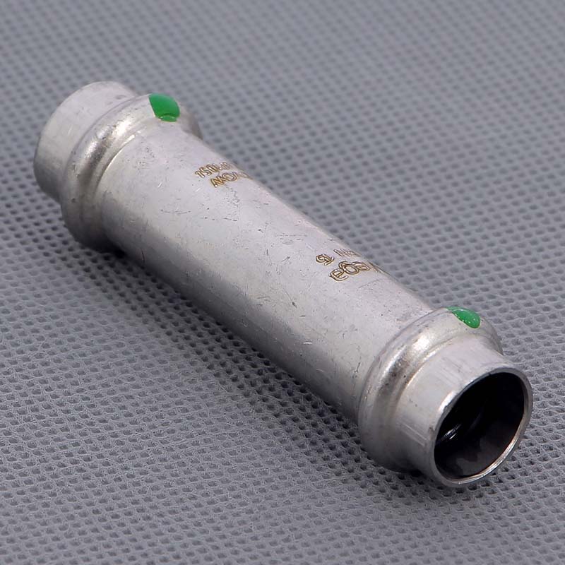 Муфта надвижная пресс Viega Sanpress Inox нержавеющая сталь 15 мм 436377