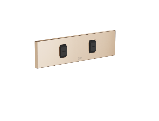 Боковой душ Dornbracht 240x60 мм шампань сатинированная 36512979-46