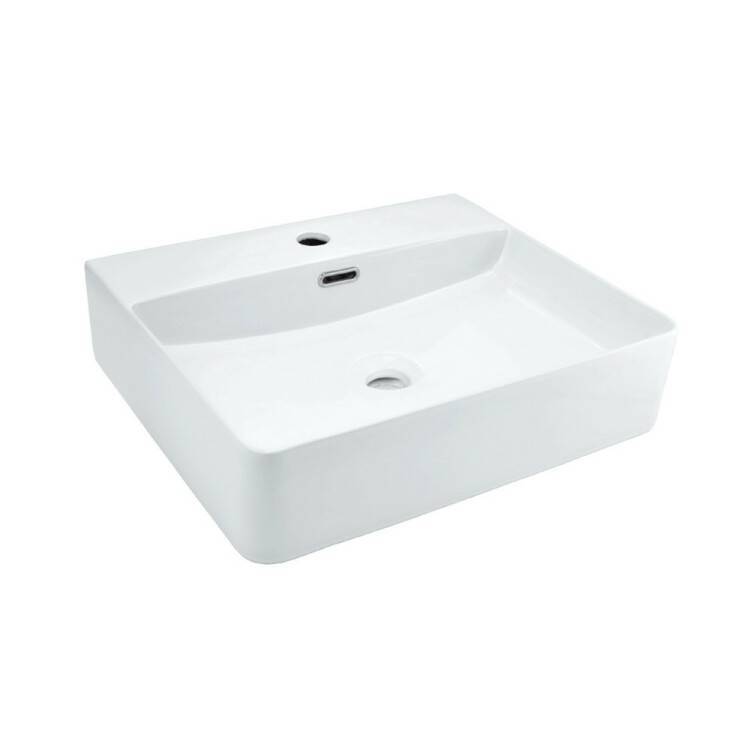 Раковина Jaquar Florentine 500x420x120 мм с 1 отверстием под смеситель белая FLS-WHT-5935